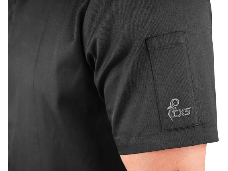 Rondon CXS CHEFLINE B-S, pánský, krátký rukáv, černý