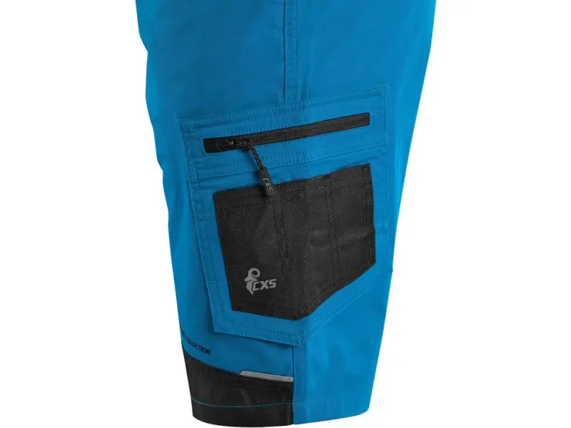 Kraťasy CXS SOLIS FLEX, pánské, modro-černé, vel. 68 Kraťasy CXS SOLIS FLEX, pánské, modro-černé, vel. 68