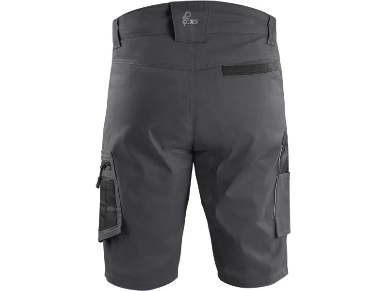 Szorty CXS SOLIS FLEX, męskie, kolor szaro-czarny, roz. 68