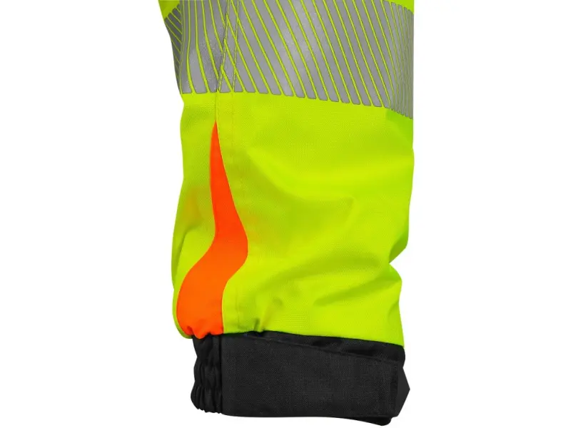 Bunda CXS BENSON, výstražná, zateplená, žluto-černá, vel. 4XL