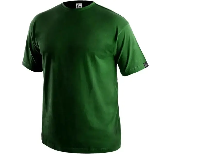 Tričko CXS DANIEL, krátký rukáv, lahvově zelená, vel. 4XL Tričko CXS DANIEL, krátký rukáv, lahvově zelená, vel. 4XL