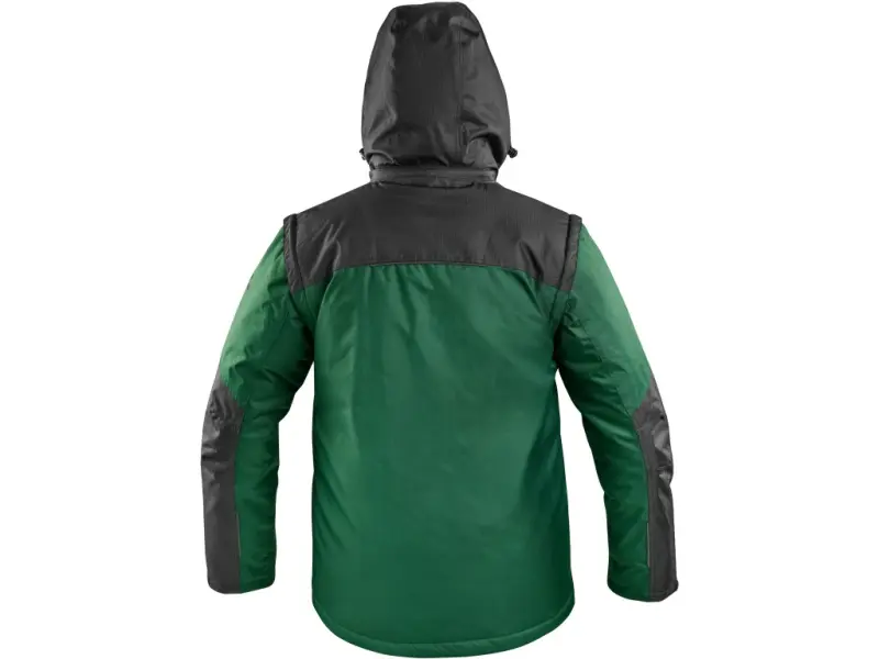 Bunda CXS IRVINE PRO, pánská, zimní, zeleno-černá, vel. 4XL