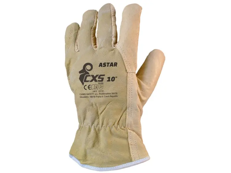 Rukavice CXS ASTAR, kožené, vel. 09 Rukavice CXS ASTAR, kožené, vel. 09