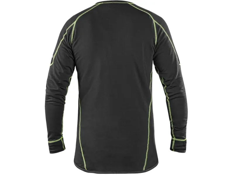 Tričko REWARD, funkční, dlouhý rukáv, pánské, černo-zelené, vel. 2XL Tričko REWARD, funkční, dlouhý rukáv, pánské, černo-zelené, vel. 2XL