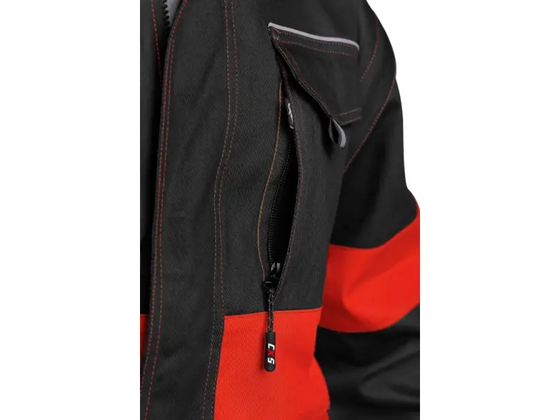 Blůza CXS LUXY EDA, pánská, černo-oranžová, vel. 60