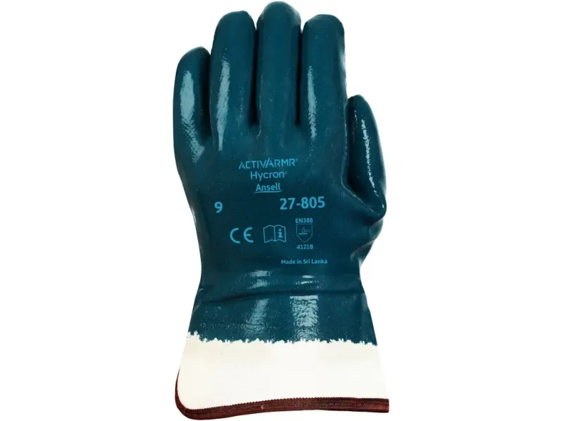 Rukavice ANSELL HYCRON 27-805, máčené v nitrilu, vel. 10