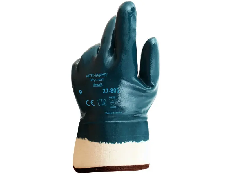 Rukavice ANSELL HYCRON 27-805, máčené v nitrilu, vel. 10