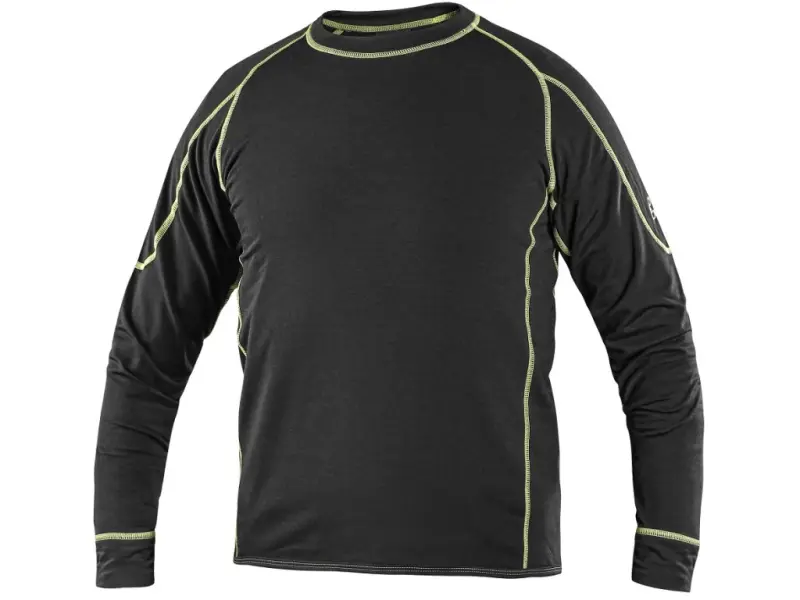 Tričko CXS REWARD, funkční, dlouhý rukáv, dětské, černo-zelené, vel. 140 Tričko CXS REWARD, funkční, dlouhý rukáv, dětské, černo-zelené, vel. 140