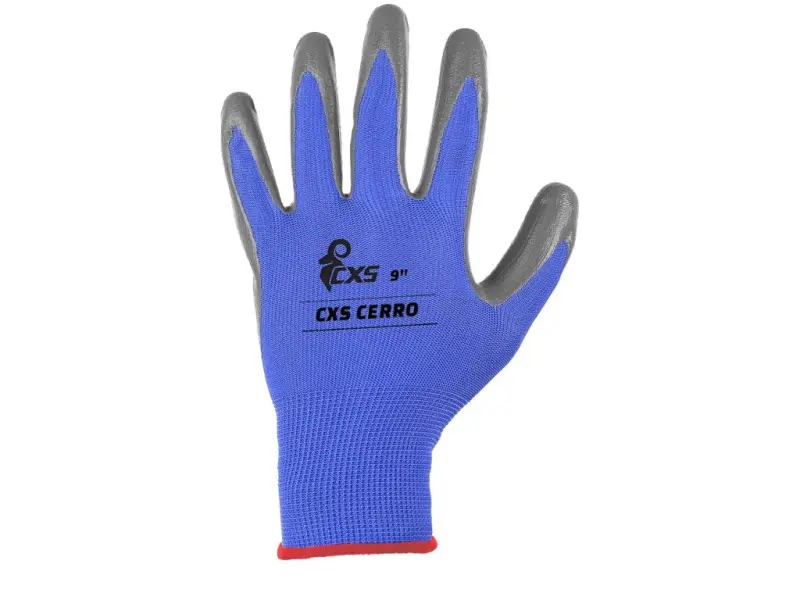 Rukavice CXS CERRO, máčené v nitrilu
