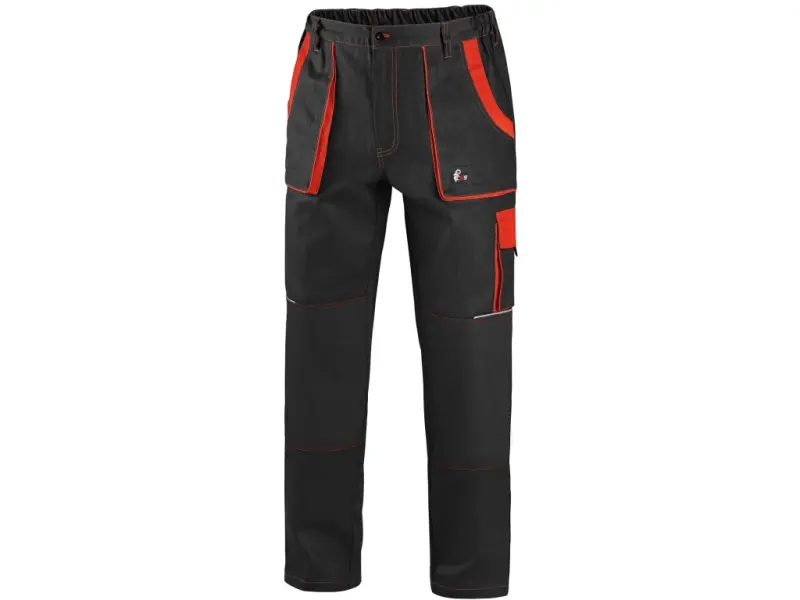 Kalhoty CXS LUXY JOSEF, pánské, černo-oranžové, vel. 56
