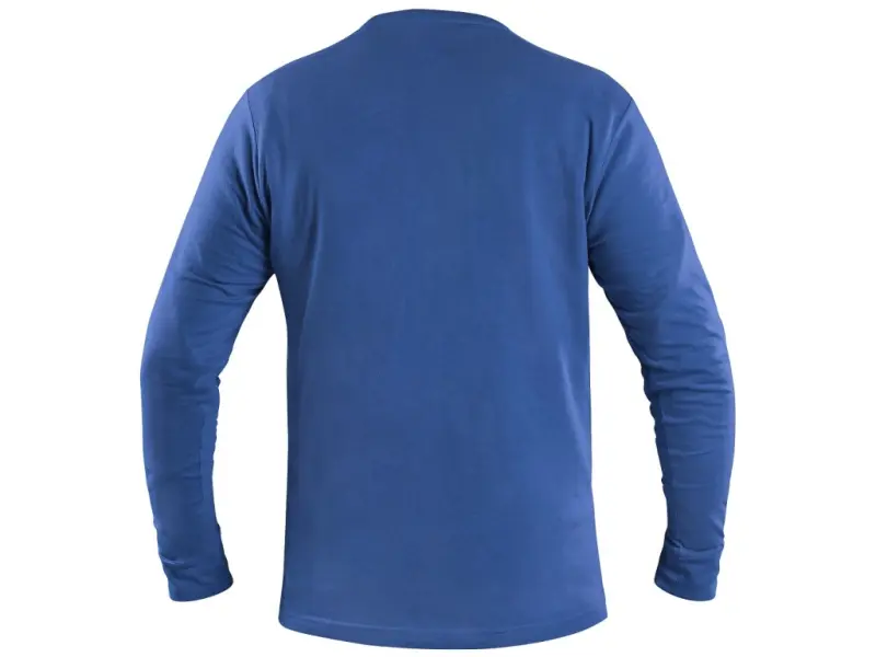 Tričko CXS PETR, dlouhý rukáv, středně modrá, vel. 3XL