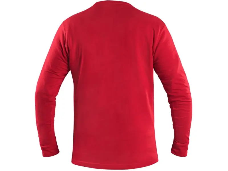 Tričko CXS PETR, dlouhý rukáv, červené
