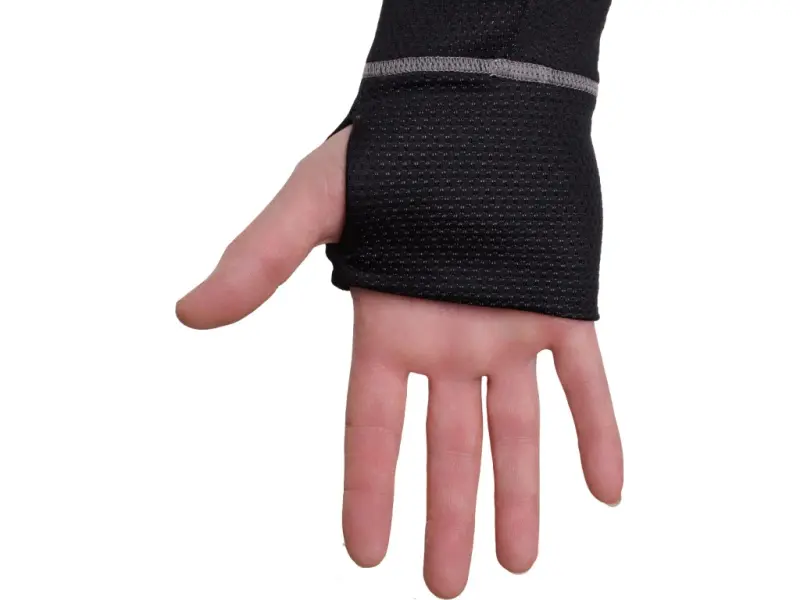 Tričko COOLDRY, funkční, dlouhý rukáv, pánské, černo-šedé, vel. 2XL