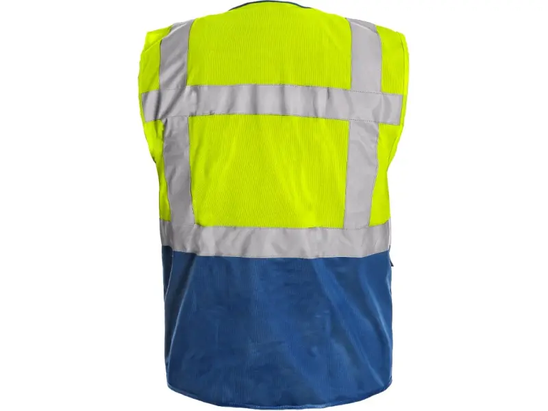 Vesta BOLTON, výstražná, žluto-modrá, vel. 3XL Vesta BOLTON, výstražná, žluto-modrá, vel. 3XL