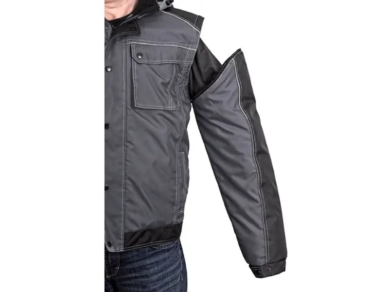 Bunda CXS IRVINE, zimní, pánská, šedo-černá, vel. 2XL Bunda CXS IRVINE, zimní, pánská, šedo-černá, vel. 2XL