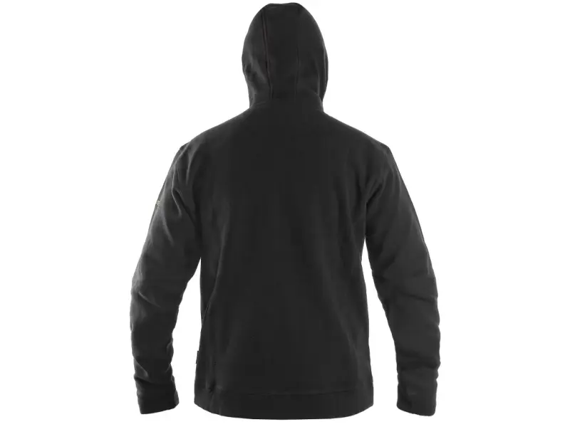 Mikina CXS HARRISON, pánská, černo-zelená, vel. 2XL