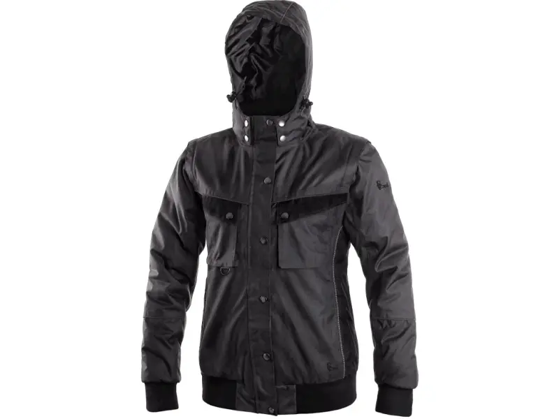 Bunda CXS IRVINE, zimní, dámská, šedo-černá, vel. L Bunda CXS IRVINE, zimní, dámská, šedo-černá, vel. L