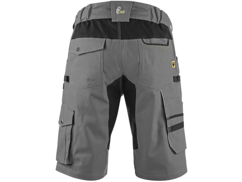 Kraťasy CXS STRETCH, pánské, šedo-černé, vel. 58