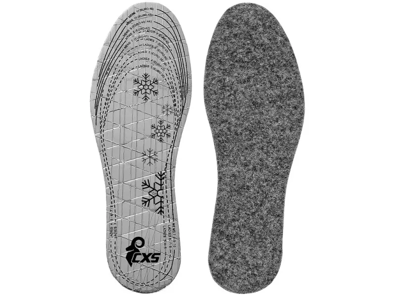 Vložka do obuvi zateplená s hliníkovou folií, stříhací, vel. 47 - 50 Vložka do obuvi zateplená s hliníkovou folií, stříhací, vel. 47 - 50