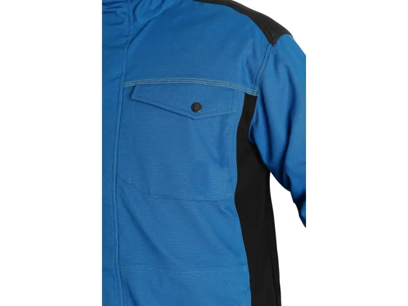 Blůza CXS STRETCH, 170-176cm, pánská, středně modrá-černá, vel. 48