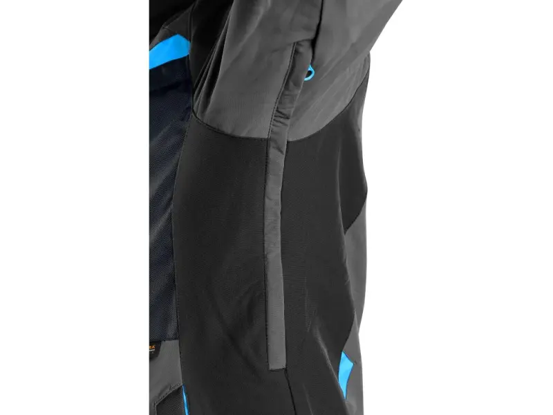 Blůza CXS NAOS, pánská, šedo-černá, HV modré doplňky, vel. 54