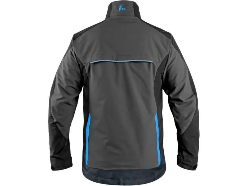 Blůza CXS NAOS, pánská, šedo-černá, HV modré doplňky, vel. 56