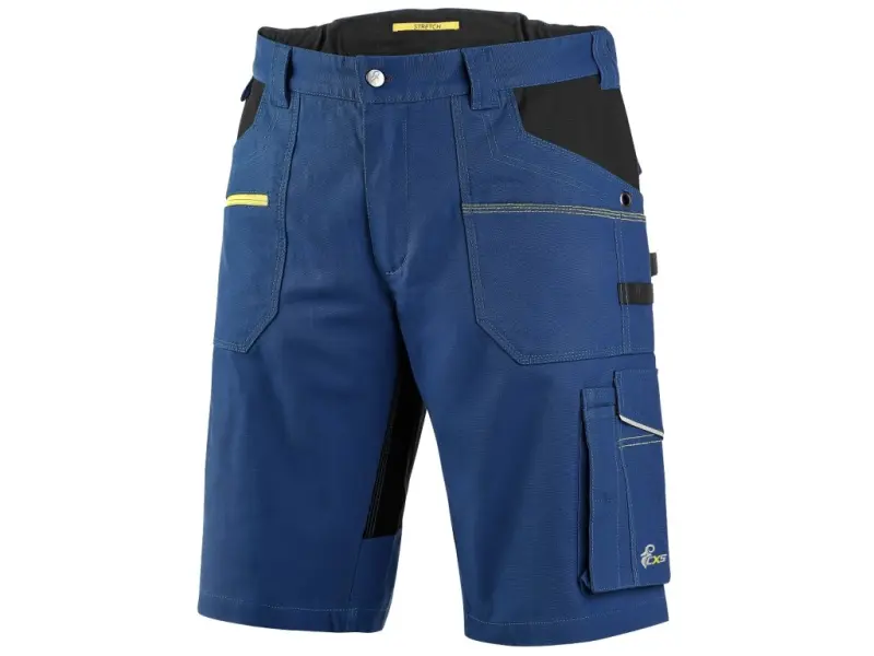 Kraťasy CXS STRETCH, pánské, tmavě modré-černé, vel. 60