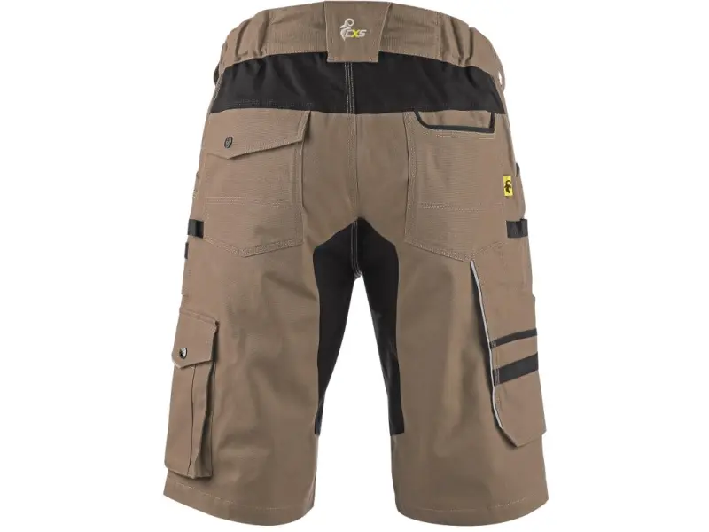 Kraťasy CXS STRETCH, pánské, béžovo-černé, vel. 48