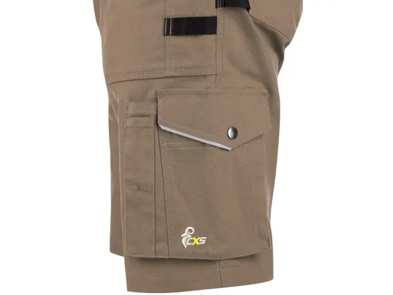 Kraťasy CXS STRETCH, pánské, béžovo-černé, vel. 48