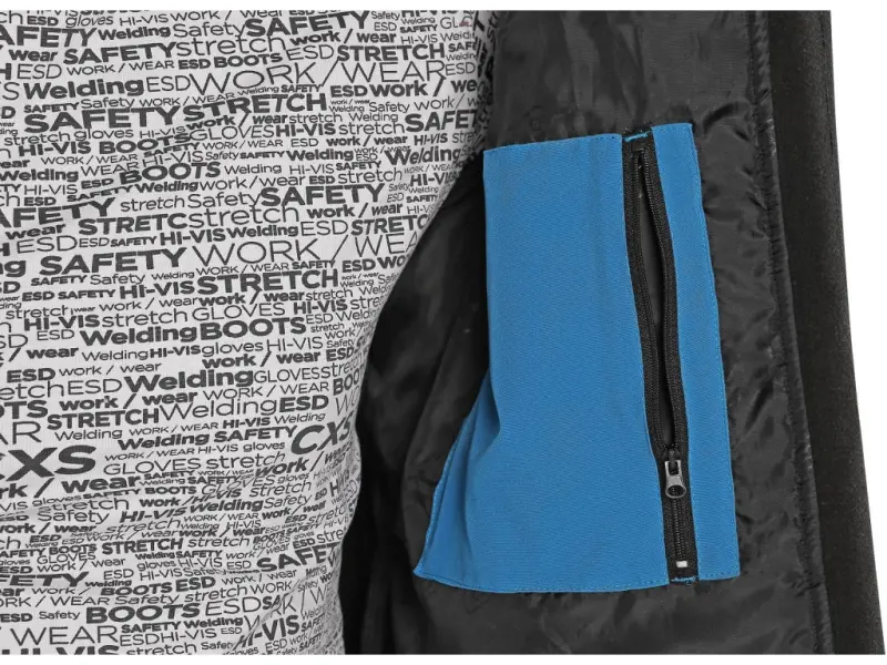 Bunda CXS STRETCH, pánská, softshell, středně modrá, vel. S Bunda CXS STRETCH, pánská, softshell, středně modrá, vel. S