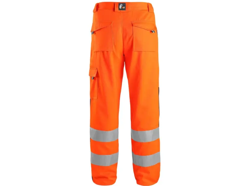 Kalhoty CXS NORWICH, výstražné, 170-176cm, oranžovo-modré, vel. 54
