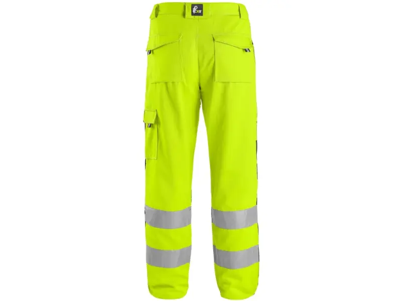 Kalhoty CXS NORWICH, výstražné, 170-176cm, žluto-modré, vel. 50