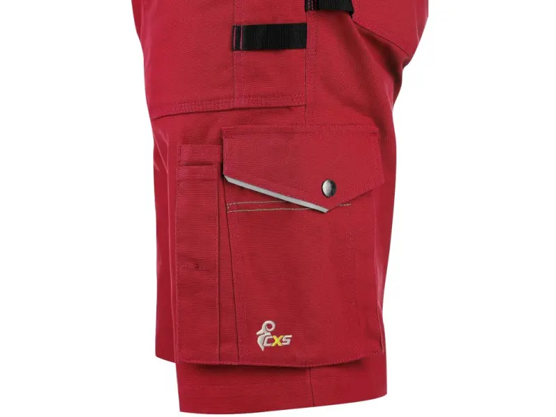 Kraťasy CXS STRETCH pánské, červeno-černé, vel. 56 Kraťasy CXS STRETCH pánské, červeno-černé, vel. 56