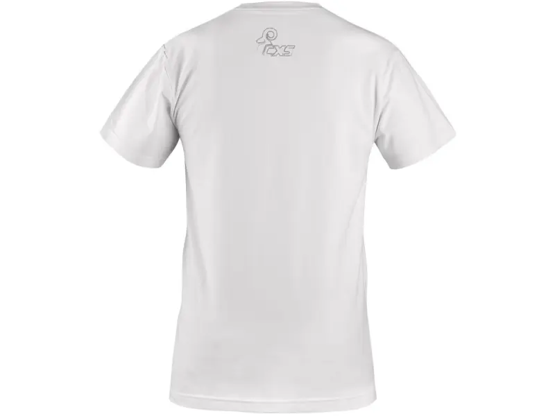 Tričko CXS WILDER, krátký rukáv, potisk CXS logo, bílé, vel. S