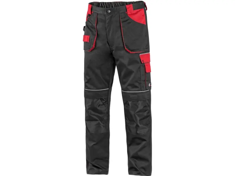 Kalhoty CXS ORION TEODOR, pánské, černo-červené, vel. 56