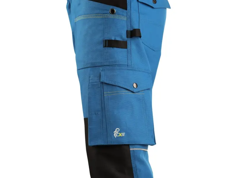 Kalhoty 3/4 CXS STRETCH, pánské, středně modré-černé, vel. 56