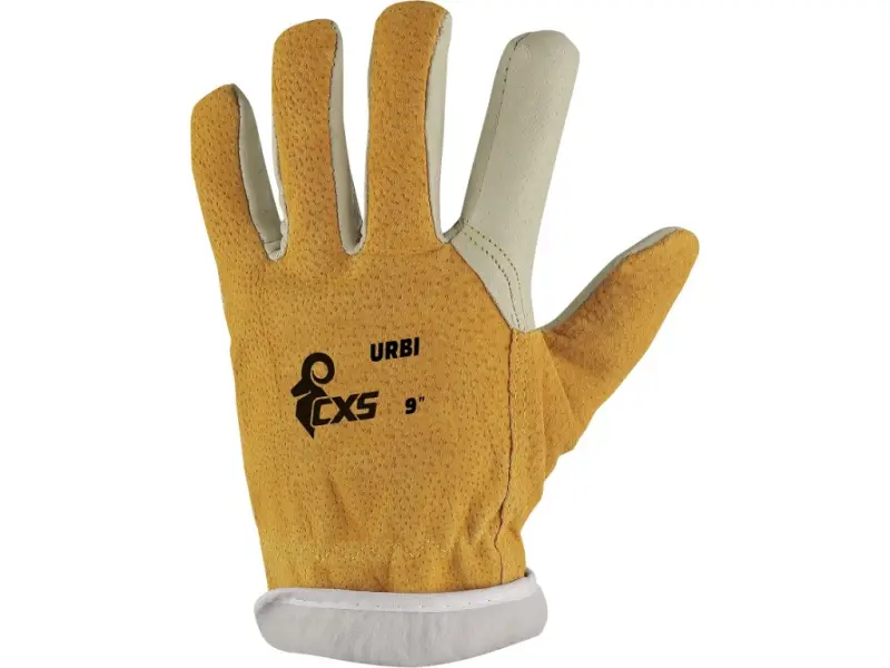 Rukavice CXS URBI WINTER, zimní, kožené, vel. 09