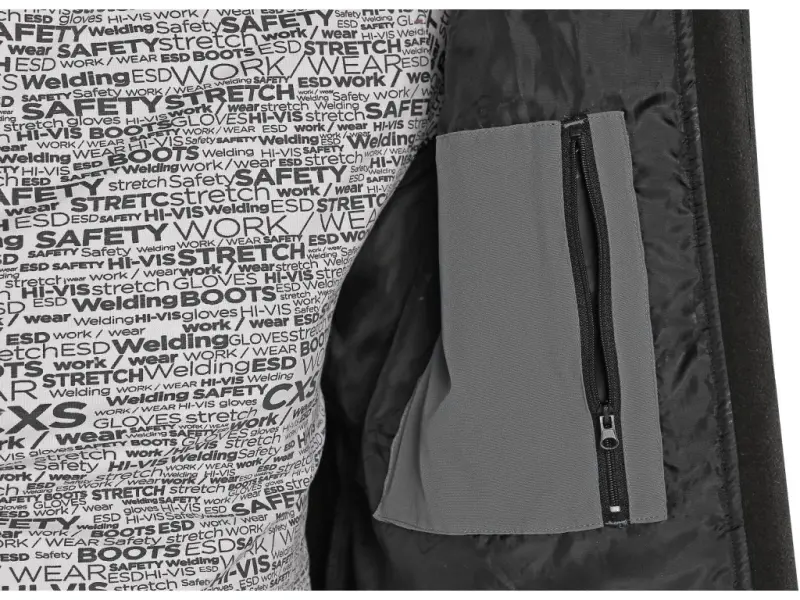 Bunda CXS STRETCH, pánská, softshell, šedá, vel. S