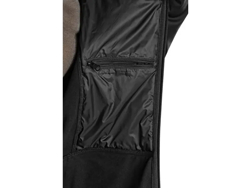 Bunda CXS LEONIS, pánská, černá s HV modro/červenými doplňky, vel. 2XL