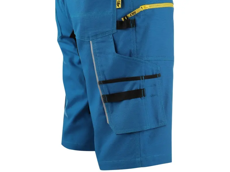 Kraťasy CXS STRETCH, pánské, středně modré-černé, vel. 68