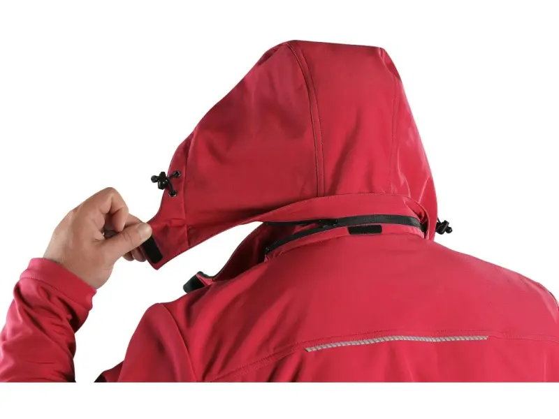 Bunda CXS STRETCH, pánská, softshell, červená, vel. XL