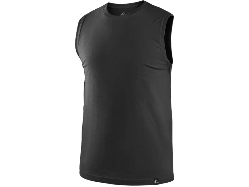 Tričko CXS RICHARD, bez rukávů (tílko), černé, vel. 4XL Tričko CXS RICHARD, bez rukávů (tílko), černé, vel. 4XL