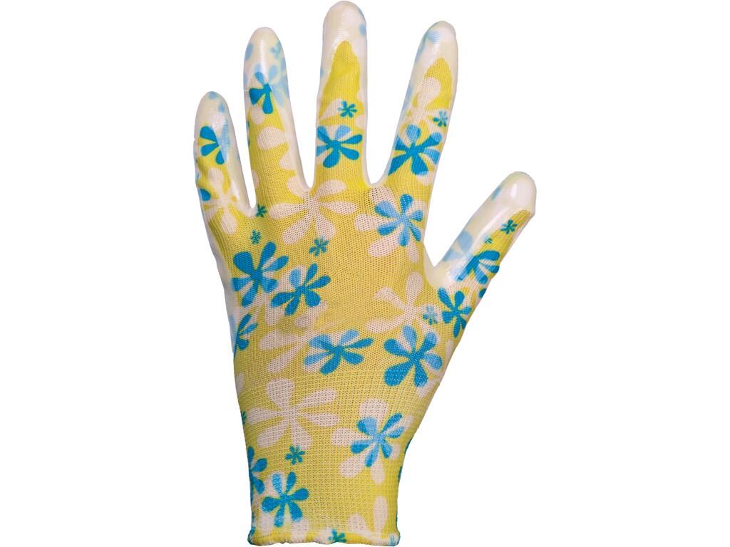 Rukavice CXS FIDO, máčané v nitrile, vel. 08