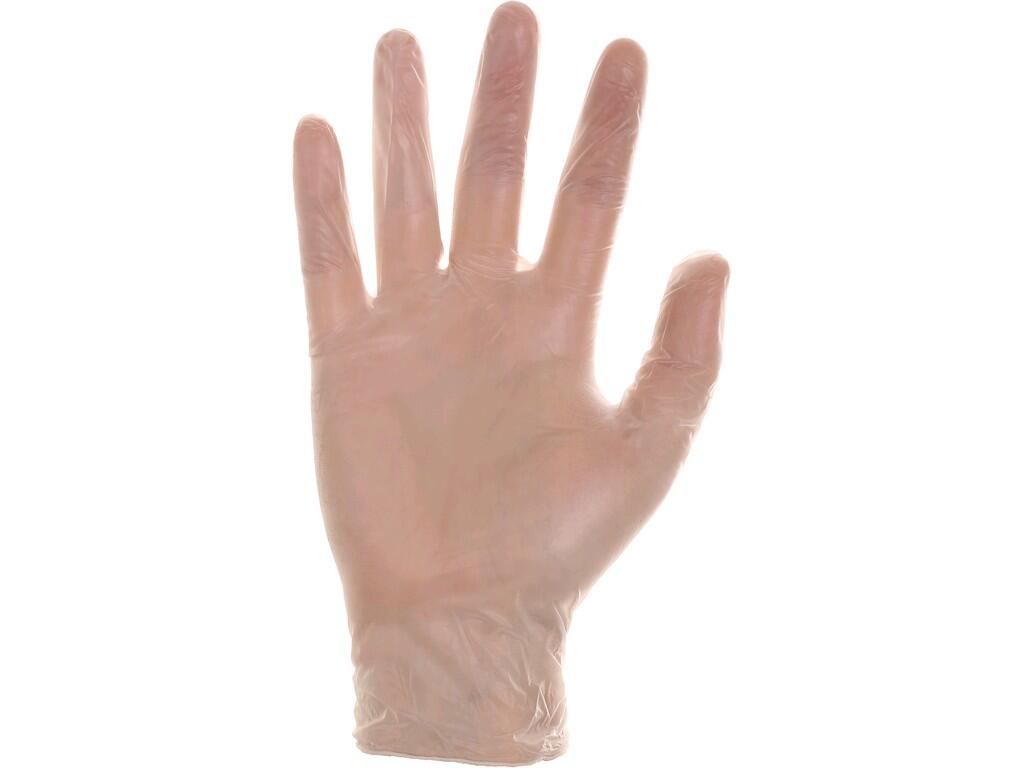 Rukavice CXS MOSE, jednorazové, vinylové
