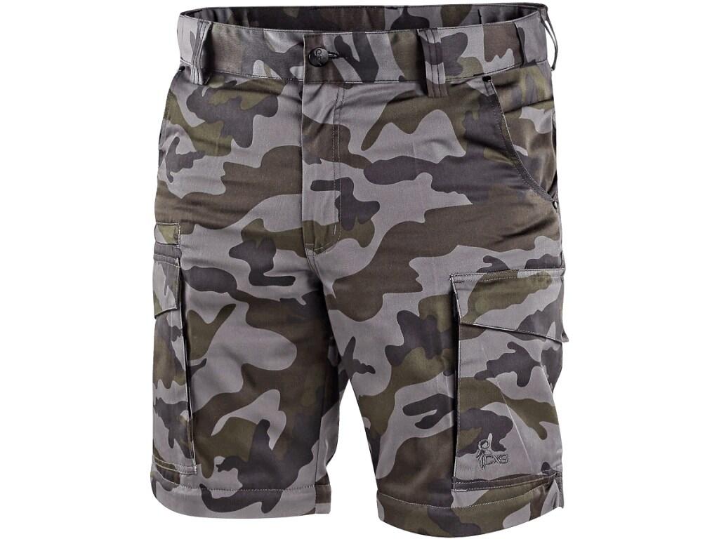 Kalhoty CXS CAMO, pánské, maskáčové, s odepínacími nohavicemi, vel. 50