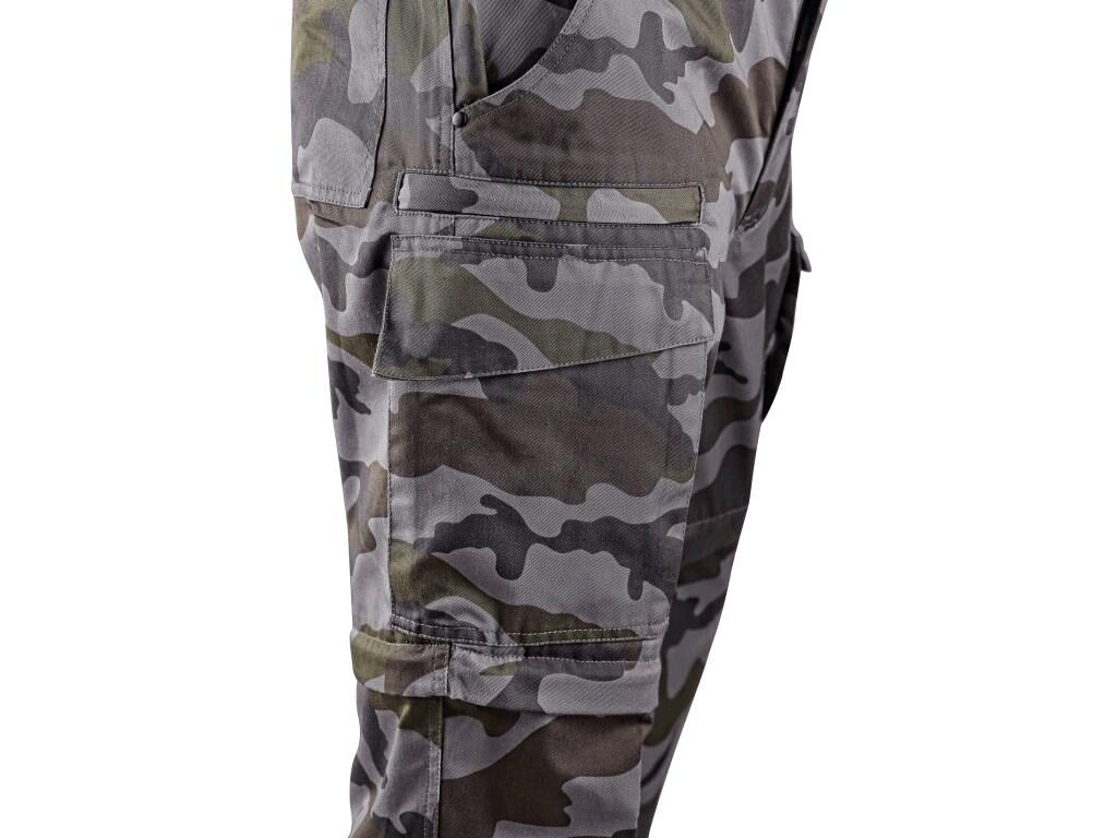 Kalhoty CXS CAMO, pánské, maskáčové, s odepínacími nohavicemi, vel. 54