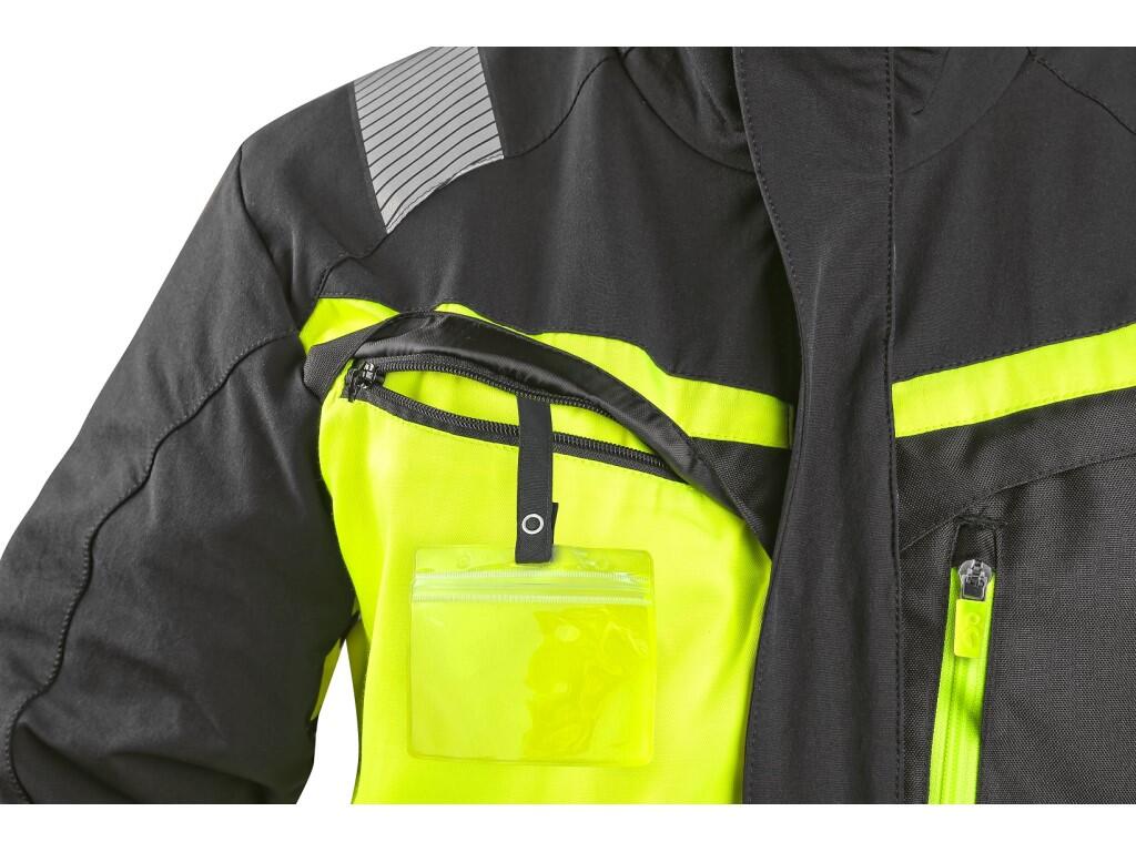 Blůza CXS NAOS HV, pánská, černá-žlutá Hi-Vis, reflexní pruhy, vel. 56