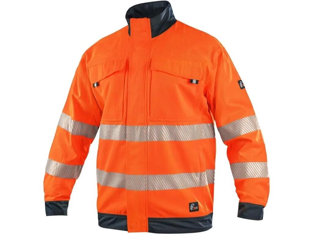 Blůza CXS HALIFAX, výstražná se síťovinou, pánská