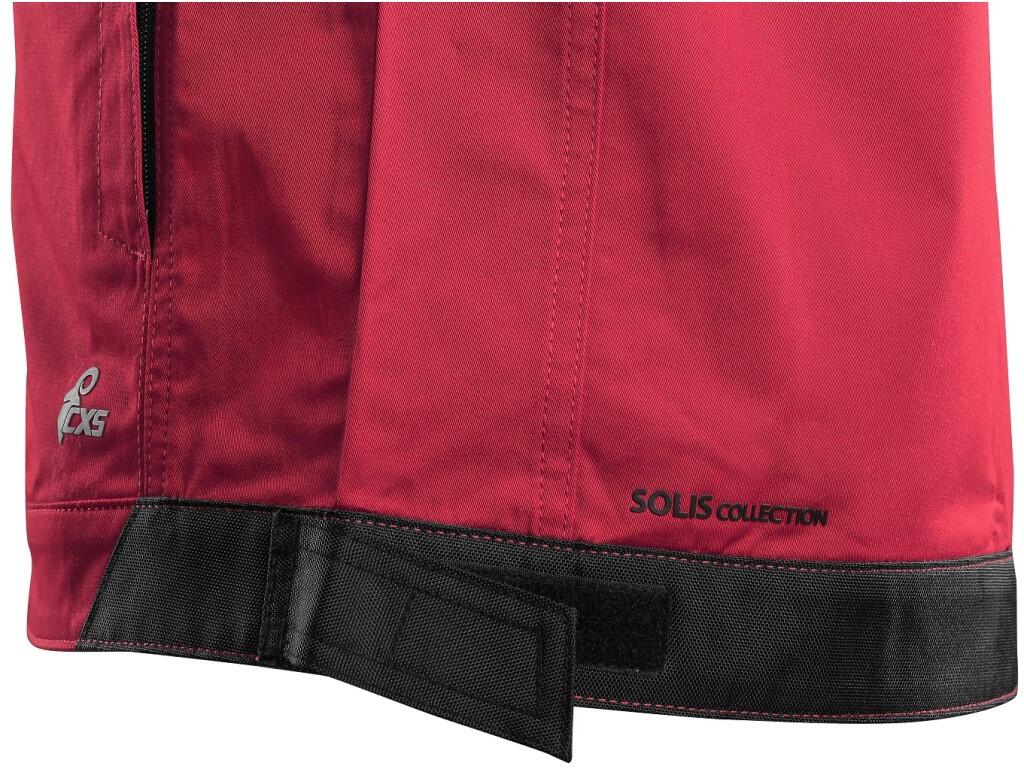 Blůza CXS SOLIS FLEX, pánská, červeno-černá, vel. 48