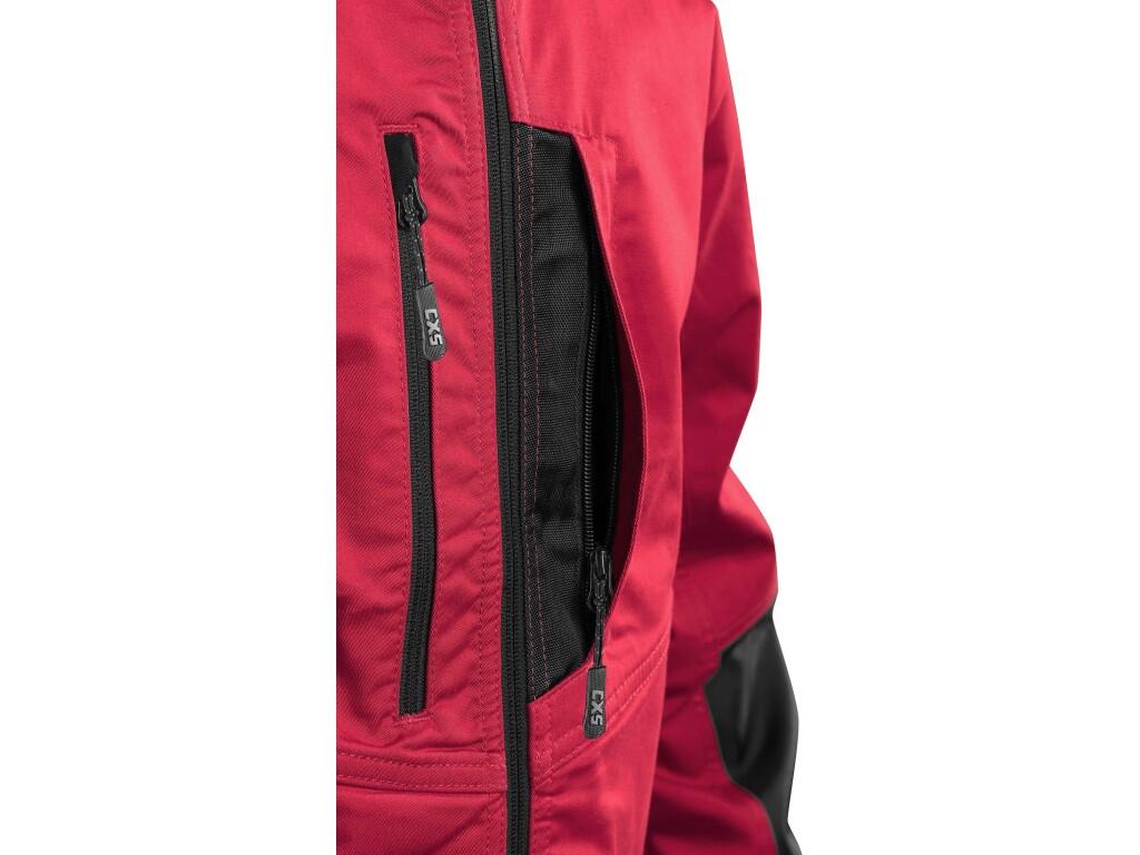 Blůza CXS SOLIS, pánská, červeno-černá